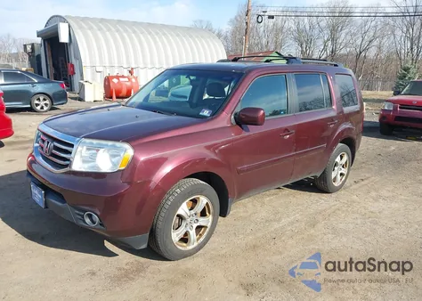2013 Honda Pilot Ex-L z USA, uszkodzony, nr VIN 5FNYF4H52DB005748